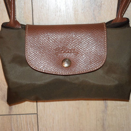 Longchamp hand bag used, green