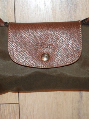 Longchamp hand bag used, green