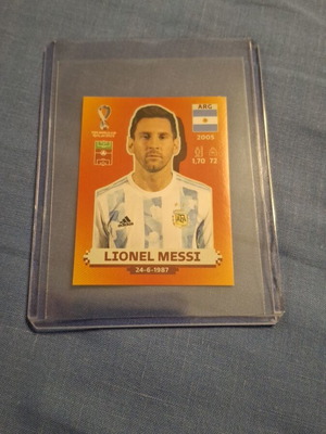 Panini FIFA World Cup 2022 Lionel Messi αυτοκόλλητο καινούργιο