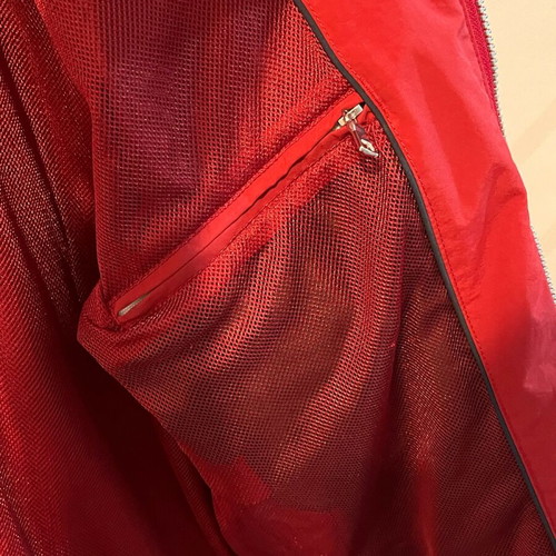 Spring jacket like new, red, size L