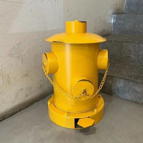 Fire hydrant yellow bin 40x28cm new