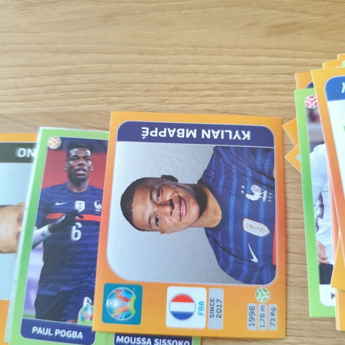 Euro 2020 Panini preview stickers used, about 170 singles