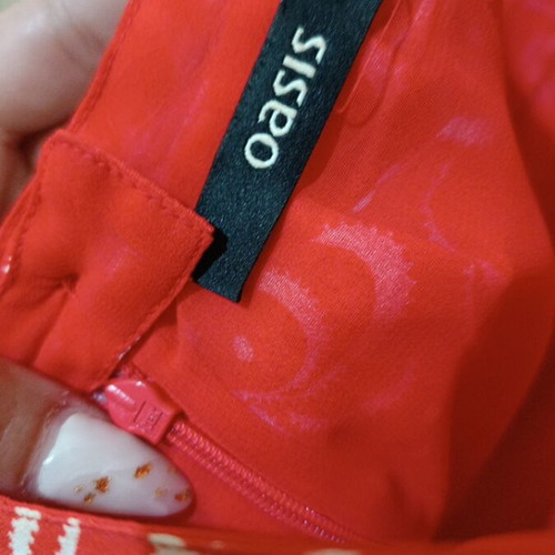 Oasis dress S/36 new red floral