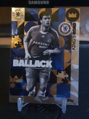 Topps Chelsea Team Set 2023-24 Michael Ballack Cracked Ice like new