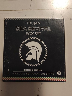 Trojan Ska Revival box set като нов, 3 CD реге