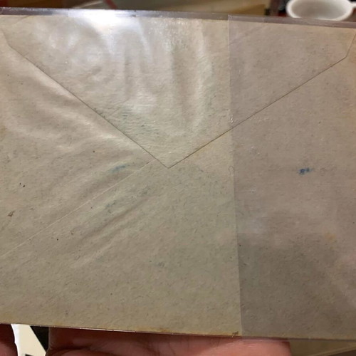 Autonomous Epirus 1914 envelope used, with 4 stamps