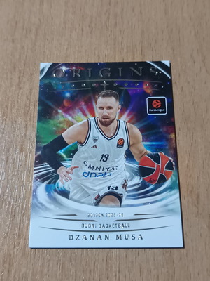 Dzanan Musa Panini Origins EuroLeague Basketball 2025-26 card mint