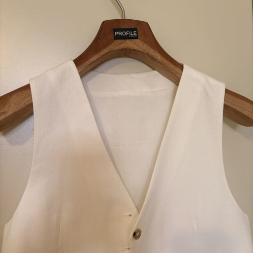 Zara vest like new, white, size M