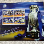 Greece Euro 2004 Champion Stamp Sheet new, authentic