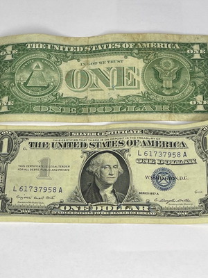 Vintage 1957 $1 One Dollar Blue Seal like new