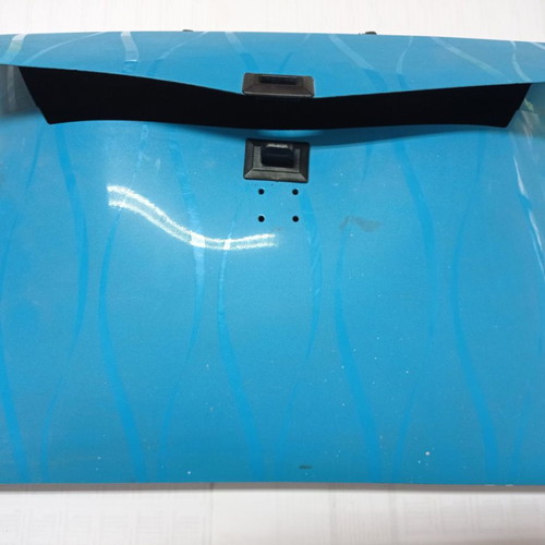 Plastic tutoring bag used for documents