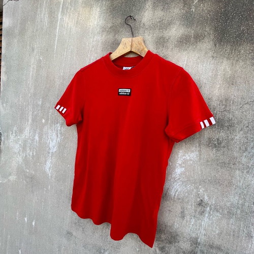 Adidas T-shirt used, size S, red