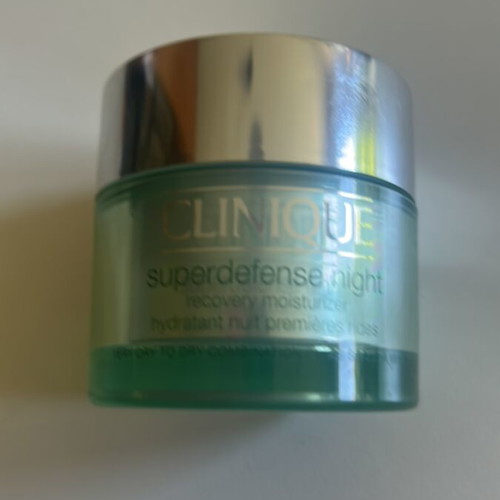 Clinique Superdefense Night Cream Empty Jar 50ml like new