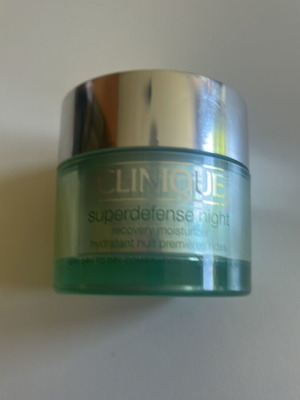 Clinique Superdefense Night Cream Empty Jar 50ml like new