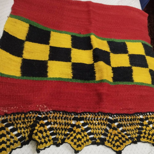 Old woven textile like new, antique piece