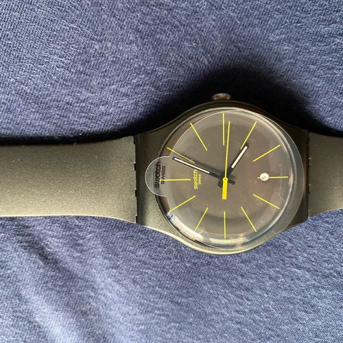 Swatch new gents watch monochrome gray like new