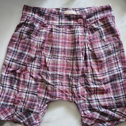 Boho style shorts pink, like new, size XS