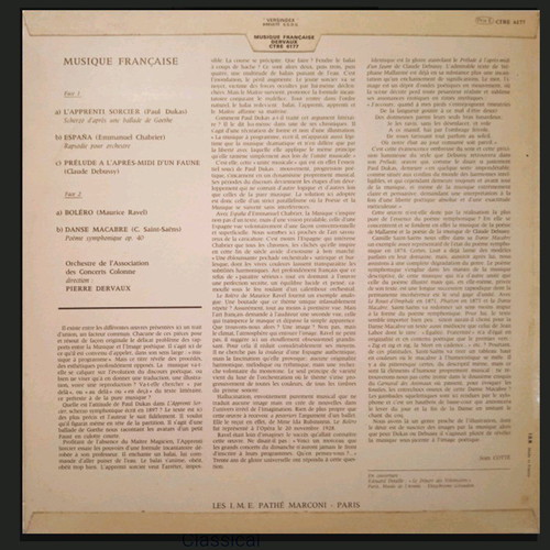 Danse Macabre / Prélude À L'Après-midi D'Un Faune / España / L'Apprenti Sorcier vinyl LP album used