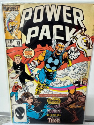 Power Pack Issue 19 used, English, Marvel Comics 1985