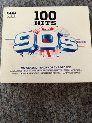100 Hits 90s 5 CDs unused, excellent condition