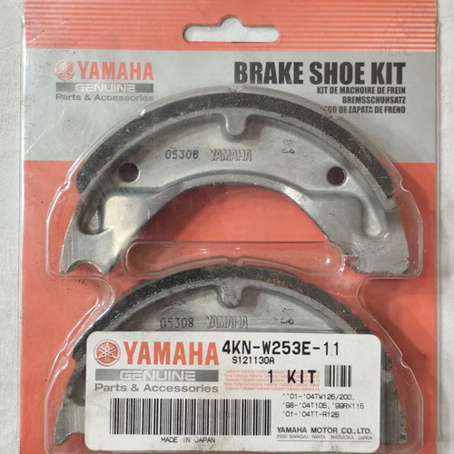 Yamaha 4KN-W253E-11 Original Brake Shoes for Crypton 105/115/110 New
