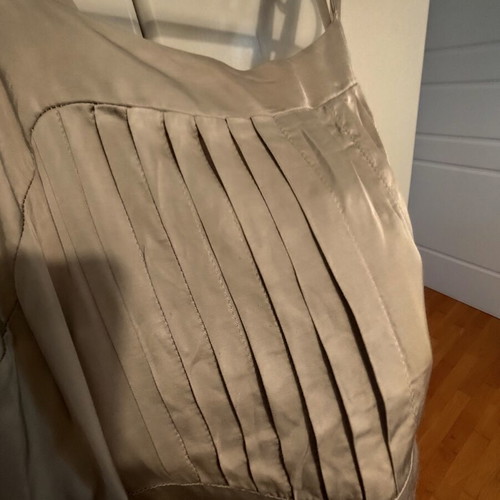 Milla Midi Dress like new, gold taupe, size Large