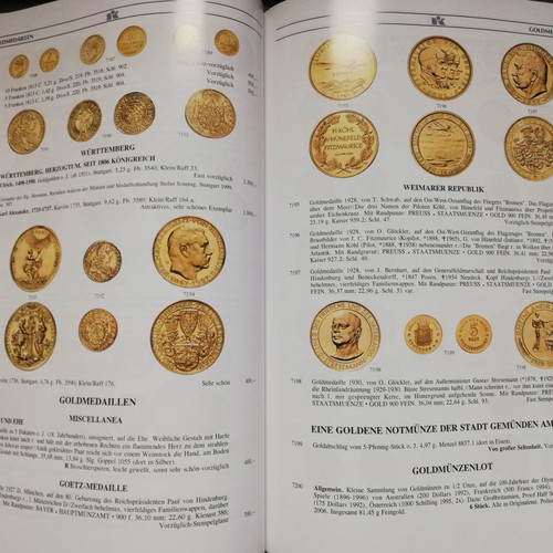 Coin auction catalogs like new, set of 2