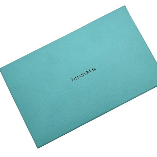 Копринен шал Tiffany & Co в розово и Tiffany синьо като нов