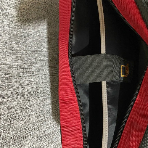 Laptop bag red-black two-tone like new