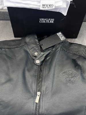 Versace women's jacket new, black, small