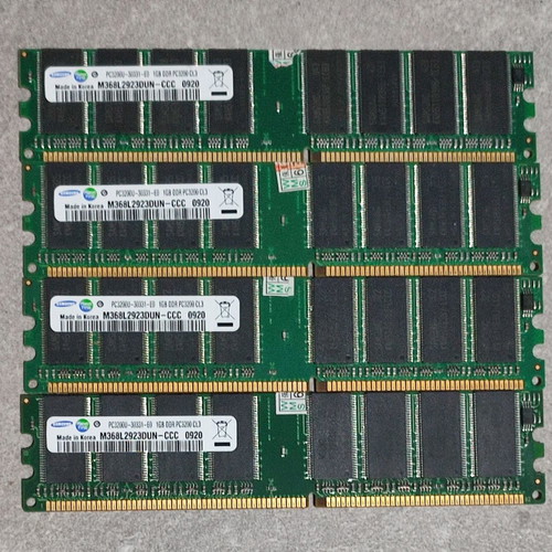 4GB DDR400 (4x1GB) Samsung used RAM memory