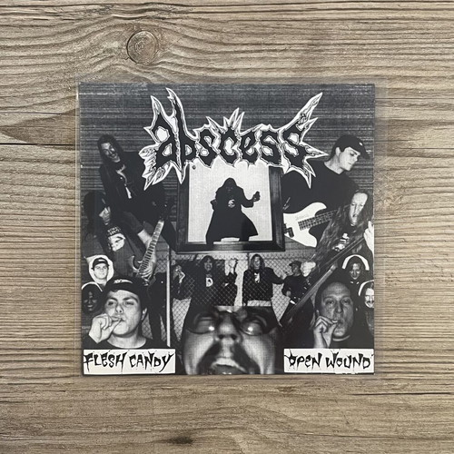 Machetazo / Abscess Vol.R / Flesh Candy / Open Wound Split 7” Orange Vinyl