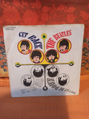 Δίσκος βινυλίου The Beatles Get Back / Don't Let Me Down μεταχειρισμένος