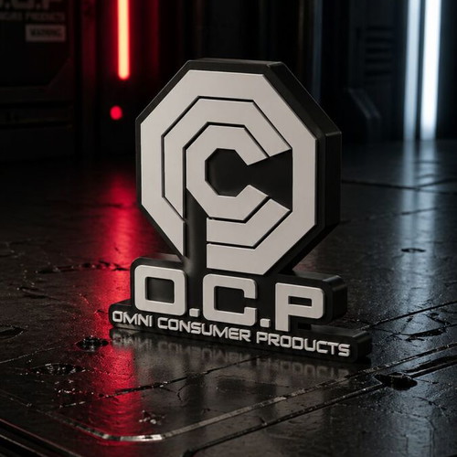 Omnicorp Robocop Logo Letter "C" new 3D printed