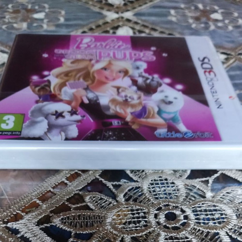 Barbie Groom and Glam Pups Nintendo 3DS game PAL European edition rare