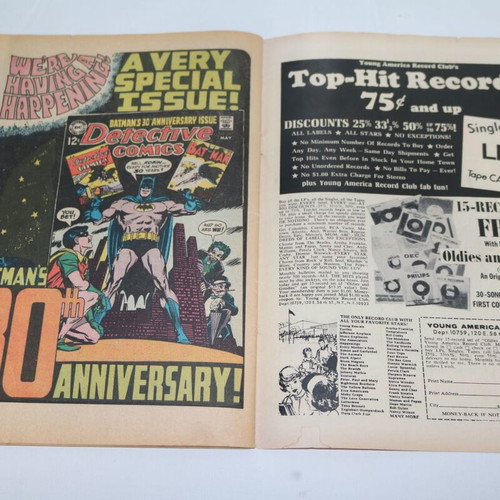 Superman and Supergirl Action Comics 376 May 1969 used