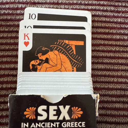 Playing card collection 4 pieces like new with bridge and ancient Greece themes