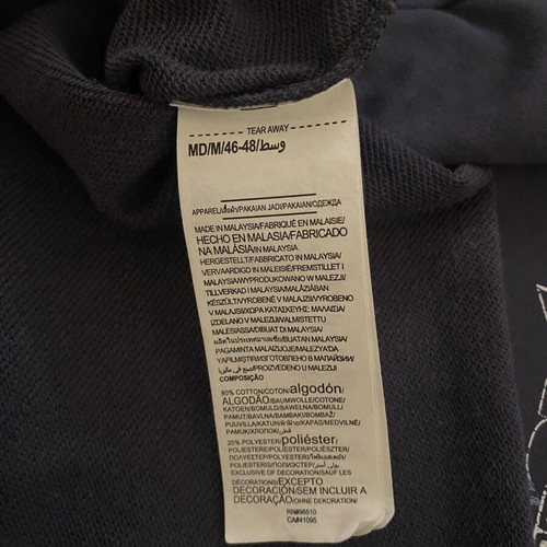 Under Armour short-sleeve hoodie like new, gray and purple, size M