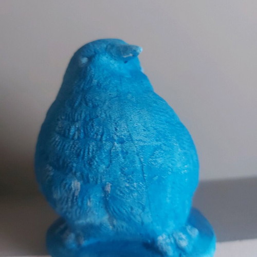 Decorative bird made of plaster new for indoor use