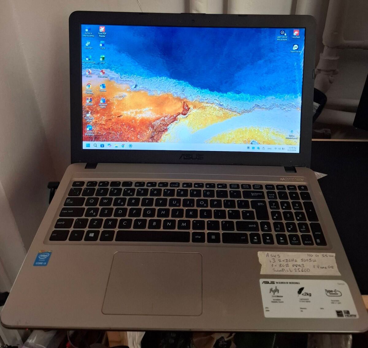 Asus X540L like new laptop with Intel… - € 200,00 - Vendora.cy