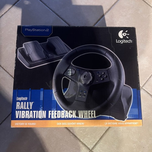Racing wheel and pedals for PlayStation 2 like new with box and papers