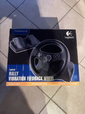 Racing wheel and pedals for PlayStation 2 like new with box and papers