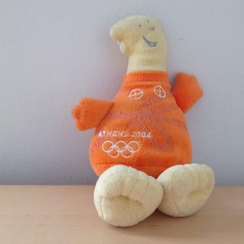 Athina doll used, 2004 Olympic Games souvenir