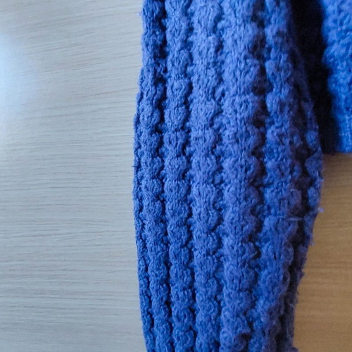 Knitted bolero purple like new, size Small/Medium La Palma