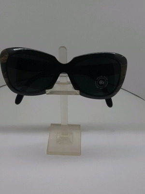 Solmar sunglasses like new, black frame with brown details, tinted crystal