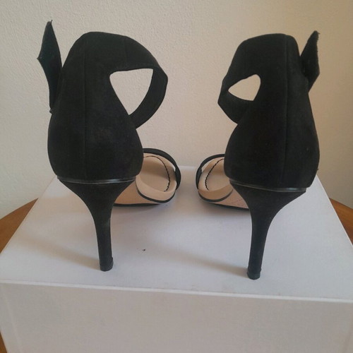 Pull n Bear black suede sandals size 37 used
