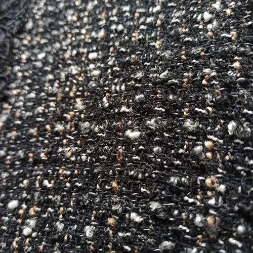 Zara blouse Large, black lace and tweed weave, like new condition