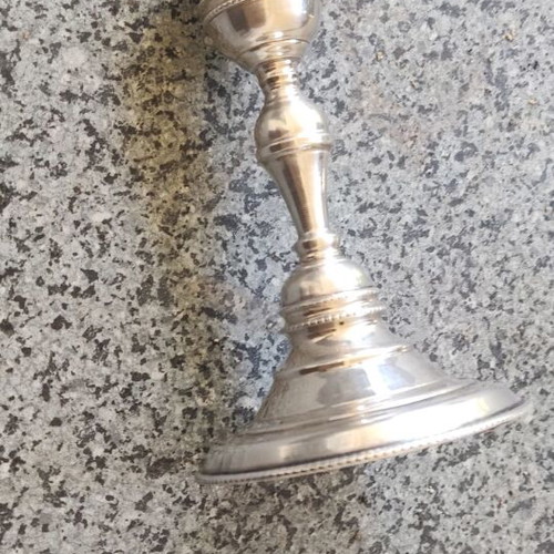 Silver 925 candlestick new, height 13.5cm