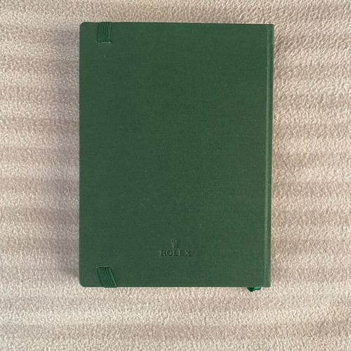 Rolex notebook new, green with box