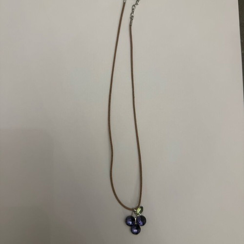 Authentic Vintage Swarovski Crystal Grape Necklace like new